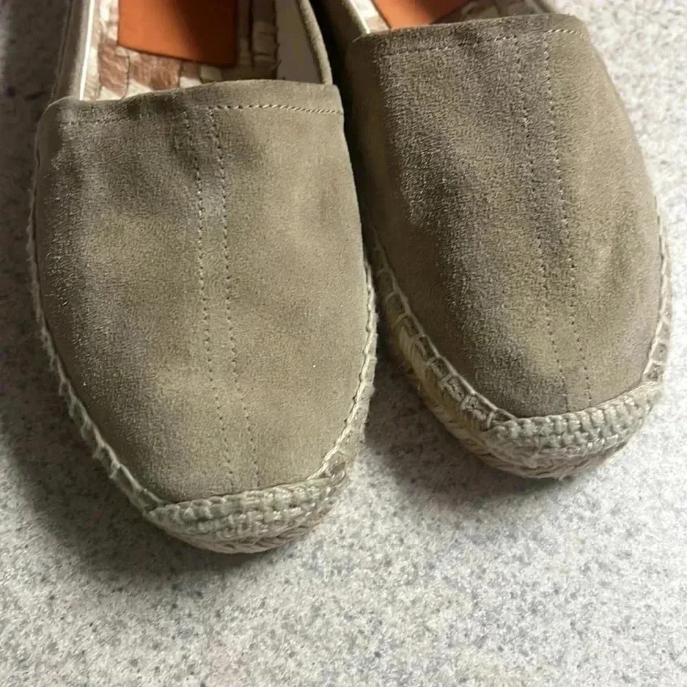 Rag and bone women’s tan suede leather espadrilles size 37.5/7 - Picture 5 of 8